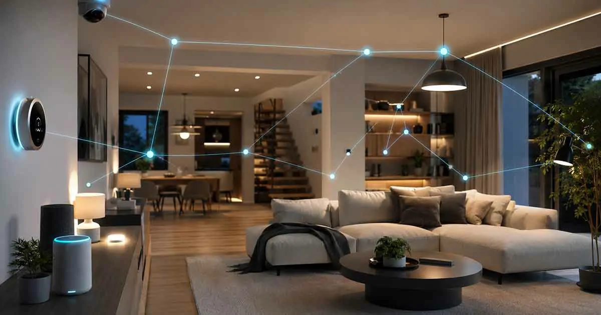 AI home automation in a smart home
