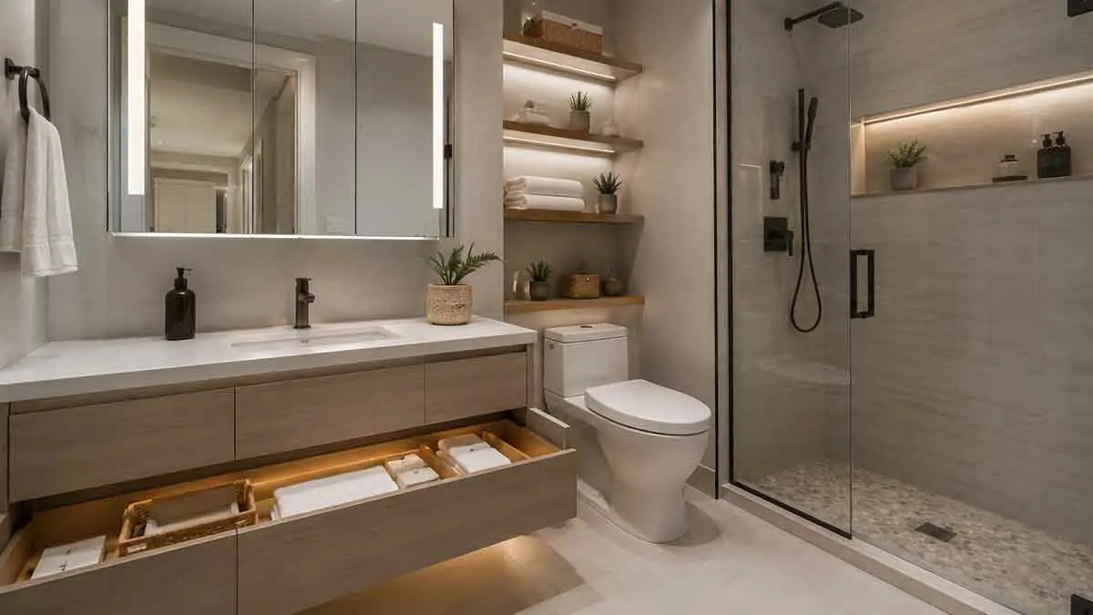 Bathroom storage ideas