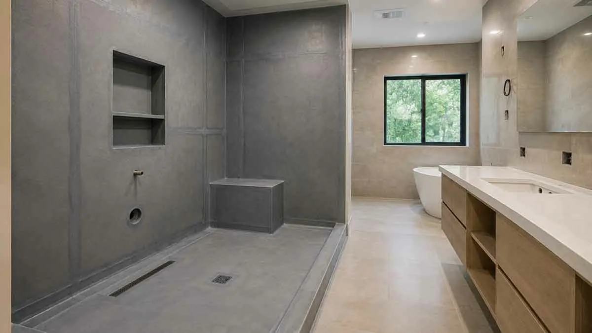Bathroom waterproofing