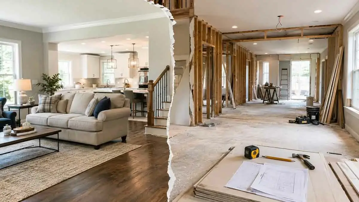 Home renovation vs remodeling