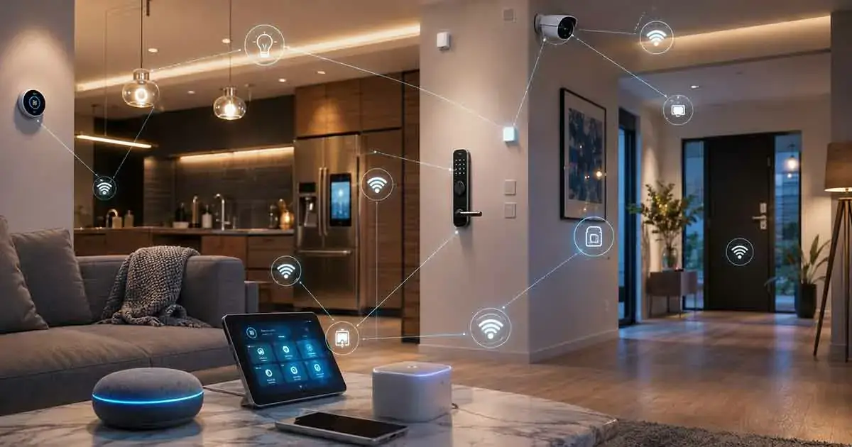 IoT devices for home connected in a smart home ecosystem