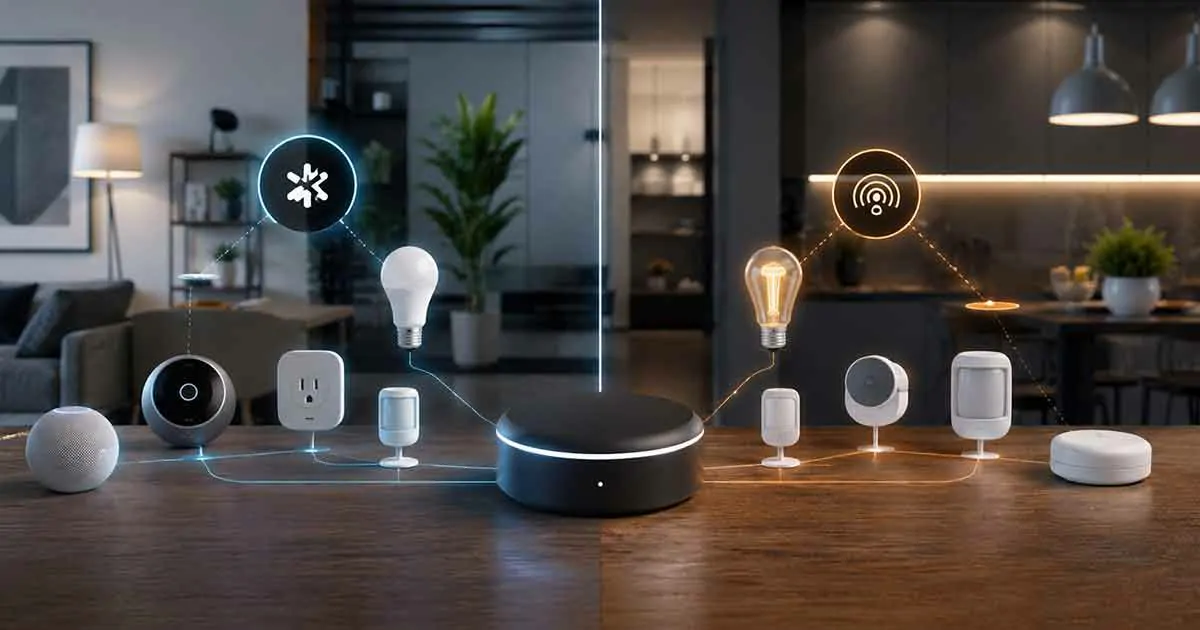 Matter vs Zigbee smart home technology comparison