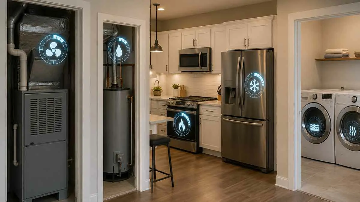 Most energy-intensive appliances in a home