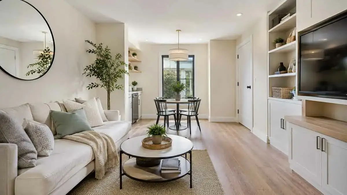 Small modern home designed to feel bigger