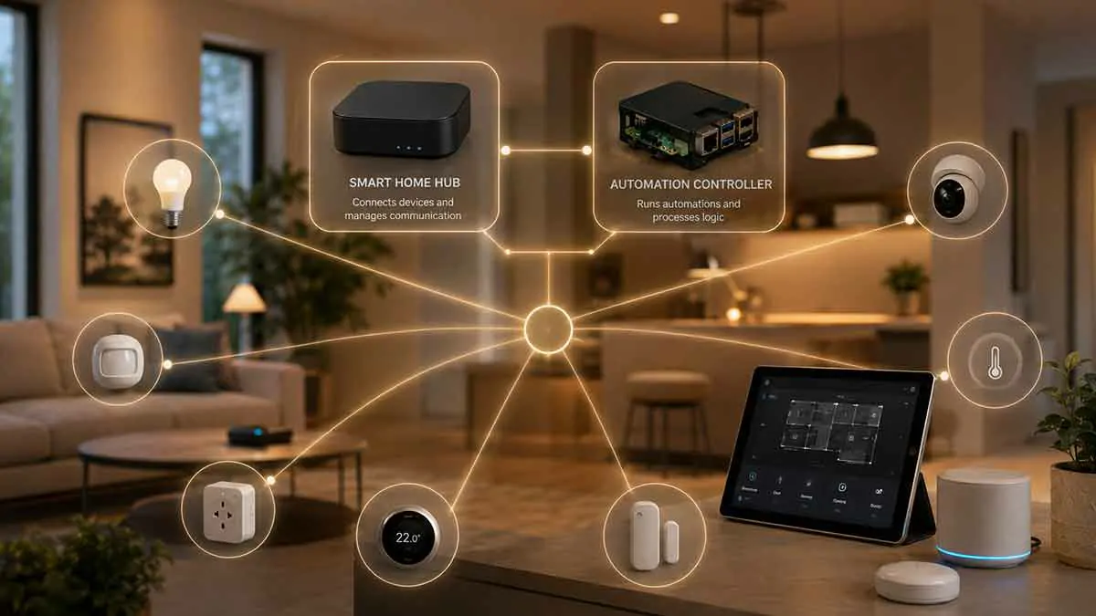 Smart home hub and controller architecture