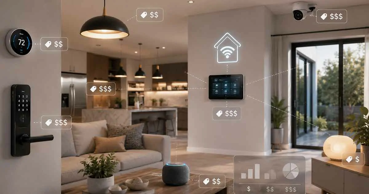 Smart home system cost and connected home devices