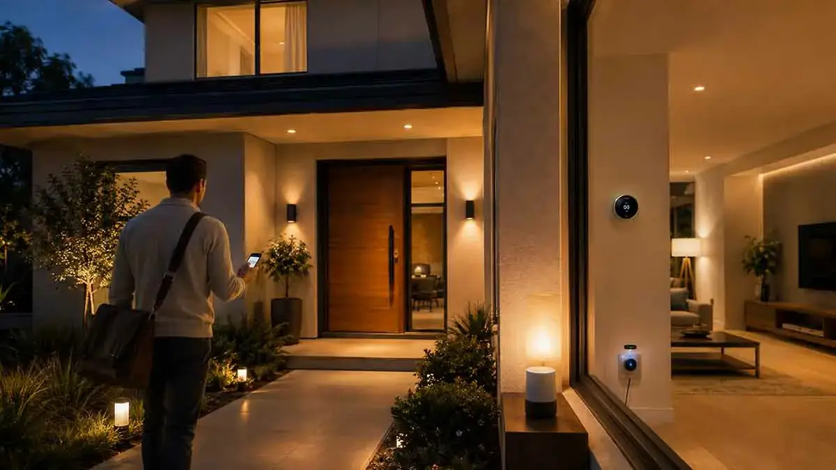 Smart home geofencing automation
