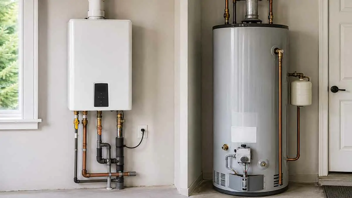 Tankless vs traditional water heaters comparison