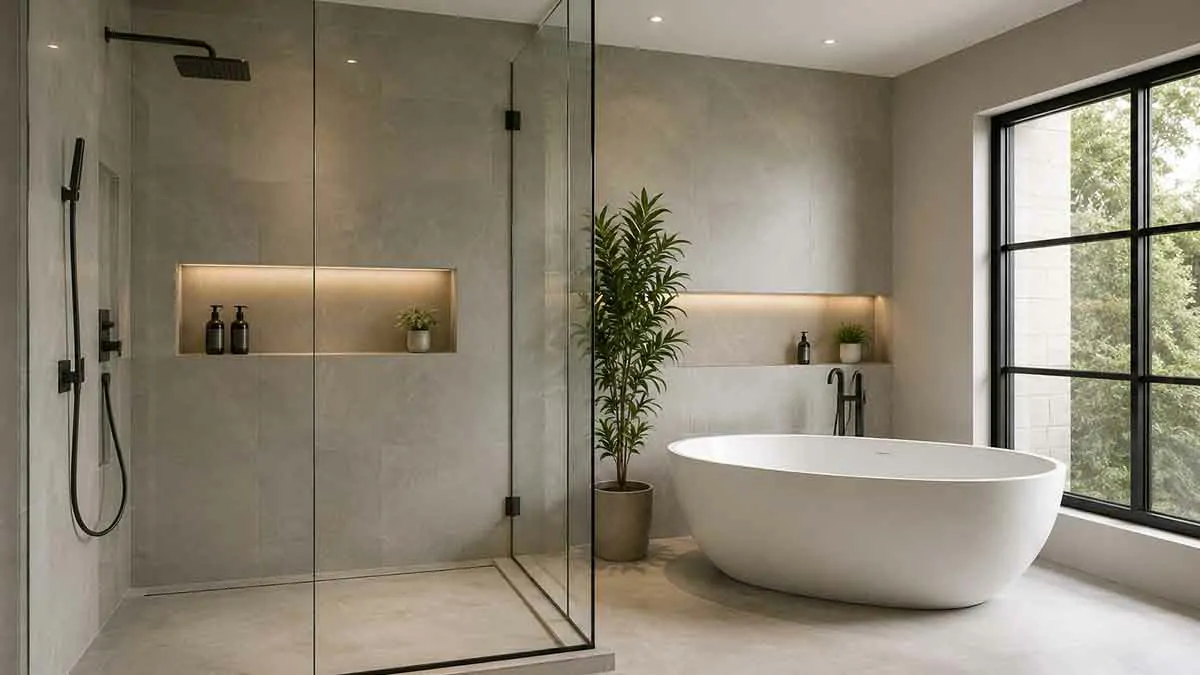 Walk-in shower vs bathtub