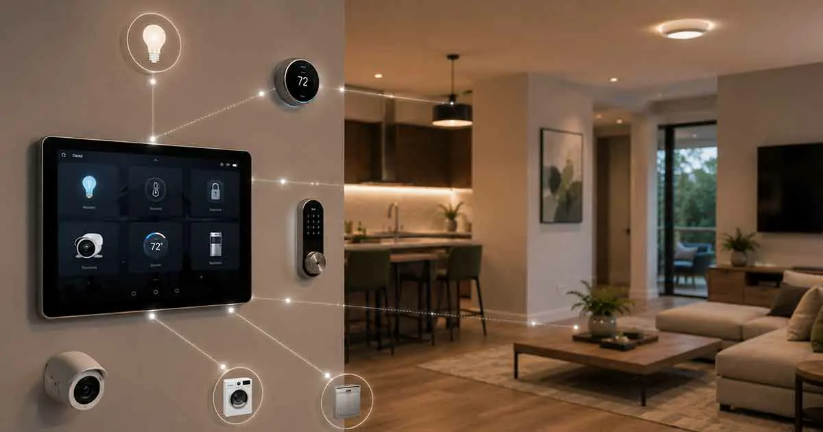 smart home controller managing connected devices